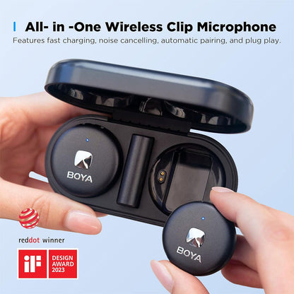 Microphone Cravate Sans Fil BOYA Omic-U IPhone Type C – ميكروفون بويا أصلي