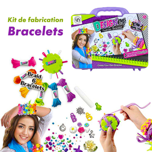 Kit de Fabrication de Bracelets Créatifs pour Filles تنزوت