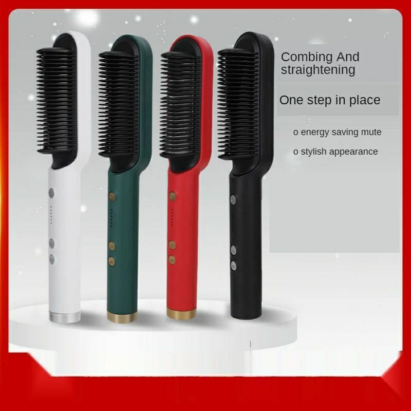 Brosse à cheveux chauffante en céramique 6 niveaux de chaleur 360° – Lisseur HQT-909B