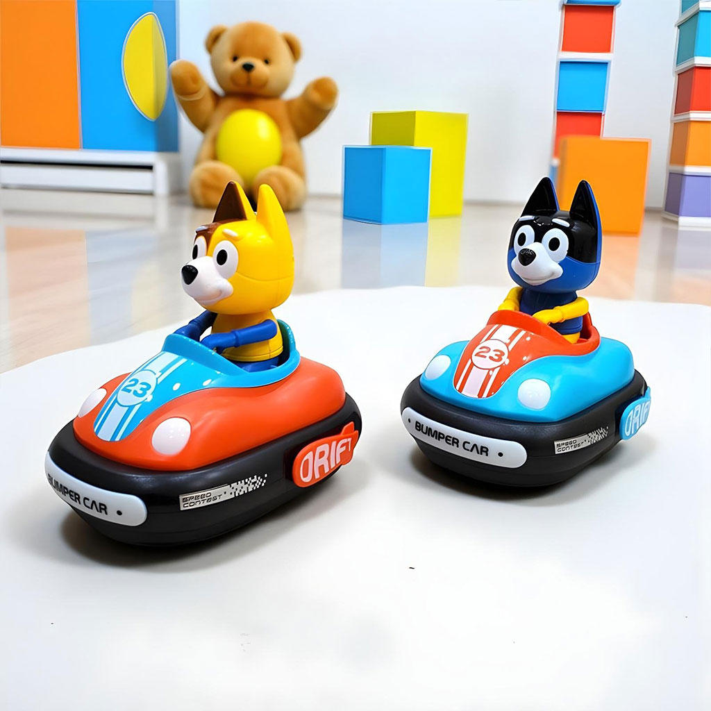 Voiture Télécommandée Crash Bumper Rechargeable 2Pcs pour Enfants – لعبة سيارات اللاسلكية للأطفال