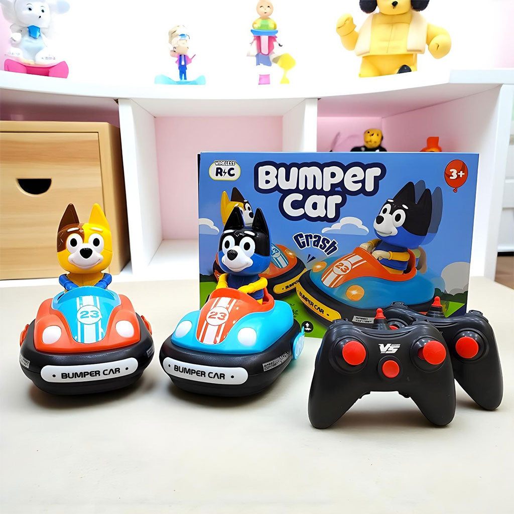 Voiture Télécommandée Crash Bumper Rechargeable 2Pcs pour Enfants – لعبة سيارات اللاسلكية للأطفال