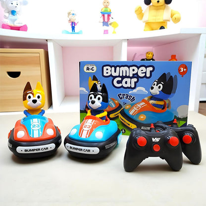 Voiture Télécommandée Crash Bumper Rechargeable 2Pcs pour Enfants – لعبة سيارات اللاسلكية للأطفال