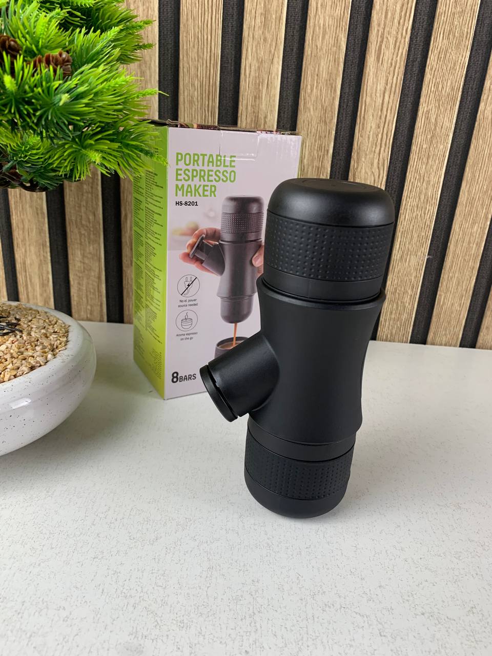 Machine à expresso portable idéale pour le déplacement et et les activités de plein air – ماكينة صنع القهوة محمولة