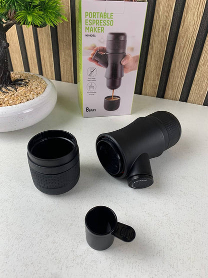 Machine à expresso portable idéale pour le déplacement et et les activités de plein air – ماكينة صنع القهوة محمولة