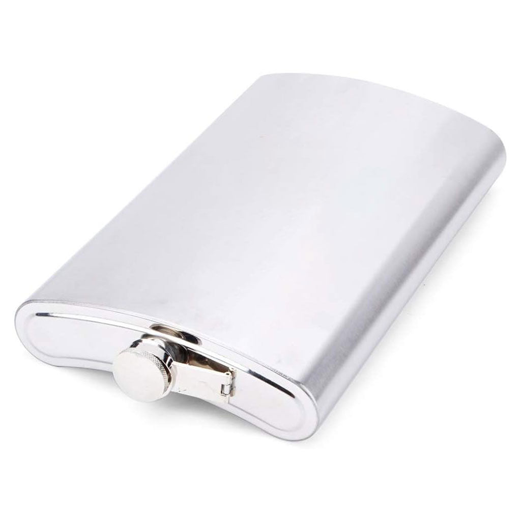 Flasque Métallique Portable 1800ml en Acier Inoxydable 18/8 avec Étui en Cuir pour Activités Extérieures