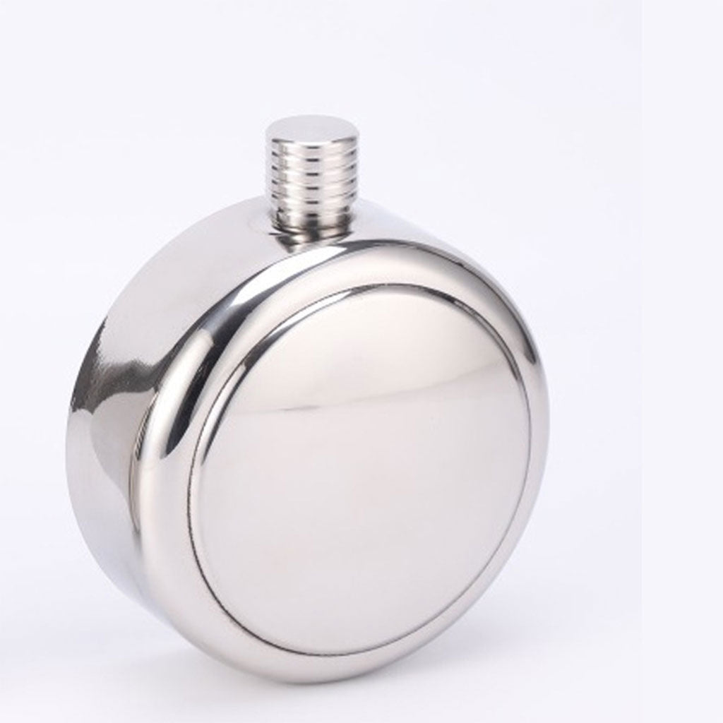 Flasque Métallique Portable 1200ml en Acier Inoxydable 18/8 avec Étui en Cuir pour Activités Extérieures