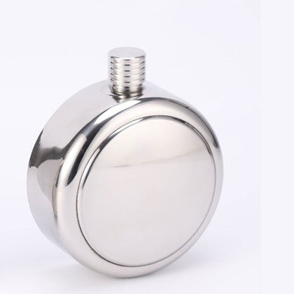 Flasque Métallique Portable 1200ml en Acier Inoxydable 18/8 avec Étui en Cuir pour Activités Extérieures