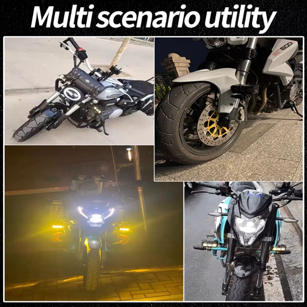 Projecteurs LED 200W pour Moto – مصابيح للدراجات النارية