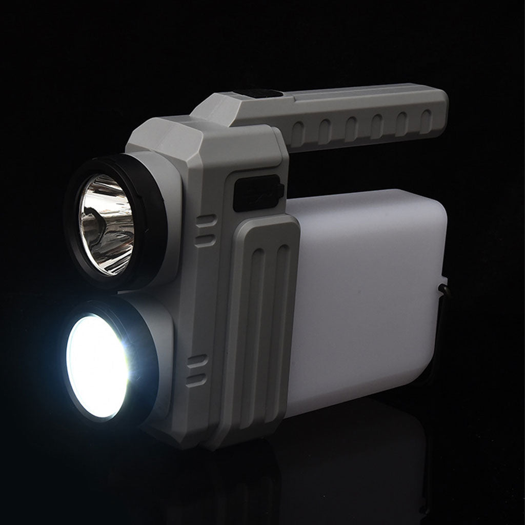 Lampe de Camping LED avec Batterie Externe Rechargeable Portable, Lampe de Poche et Port Type C
