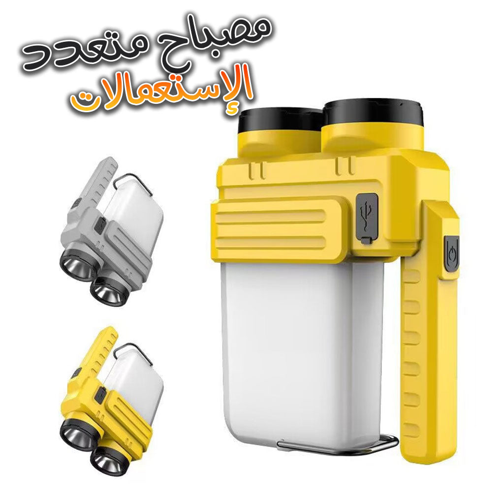 Lampe de Camping LED avec Batterie Externe Rechargeable Portable, Lampe de Poche et Port Type C تنزوت