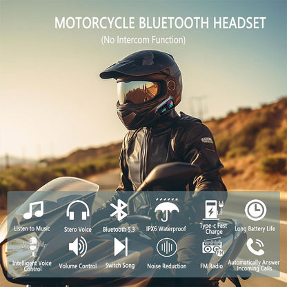 Microphone Casque Moto Sans Fil CL8 Bluetooth 5.3 avec Réduction Intelligente du Bruit – ميكروفون لاسلكي لسائقي الدراجات النارية