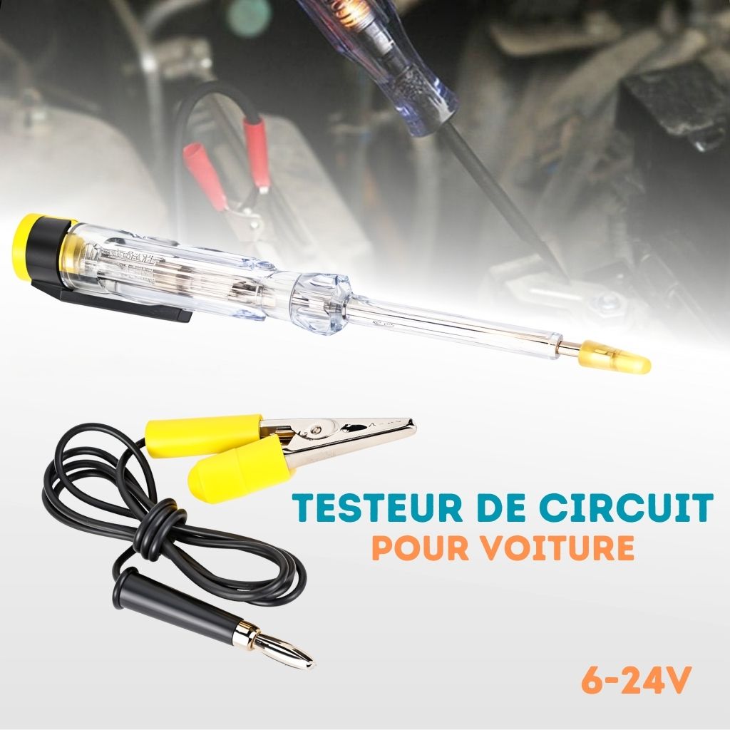Testeur de Circuit pour Voiture – جهاز اختبار الدوائر الكهربائية للسيارات - تنزوت