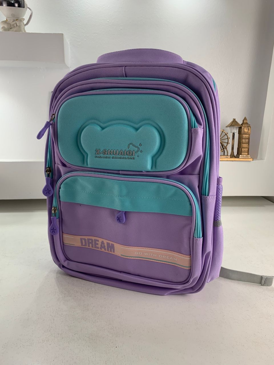 Sac à Dos Scolaire Orthopédique pour Enfants X-SHUAIQI Mauve – محفظة مدرسية للأطفال بنفسجي