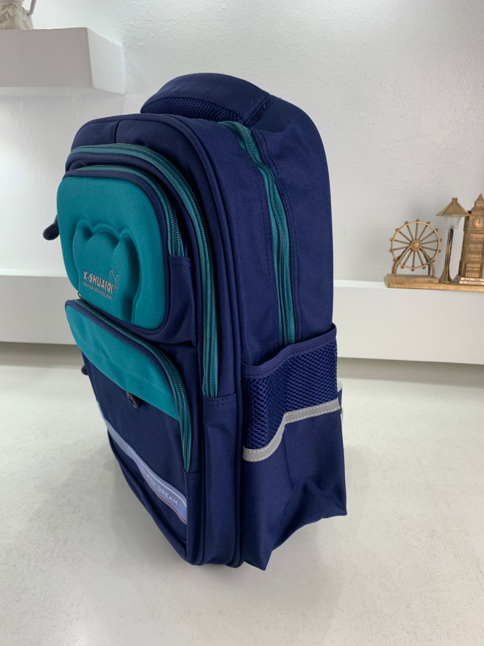 Sac à Dos Scolaire Orthopédique pour Enfants X-SHUAIQI Bleu Ciel – محفظة مدرسية للأطفال أزرق فاتح