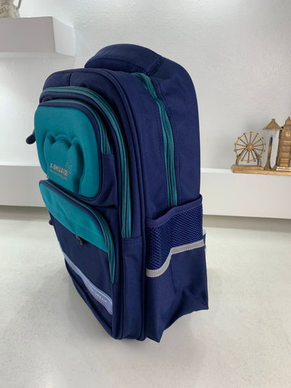 Sac à Dos Scolaire Orthopédique pour Enfants X-SHUAIQI Bleu Ciel – محفظة مدرسية للأطفال أزرق فاتح