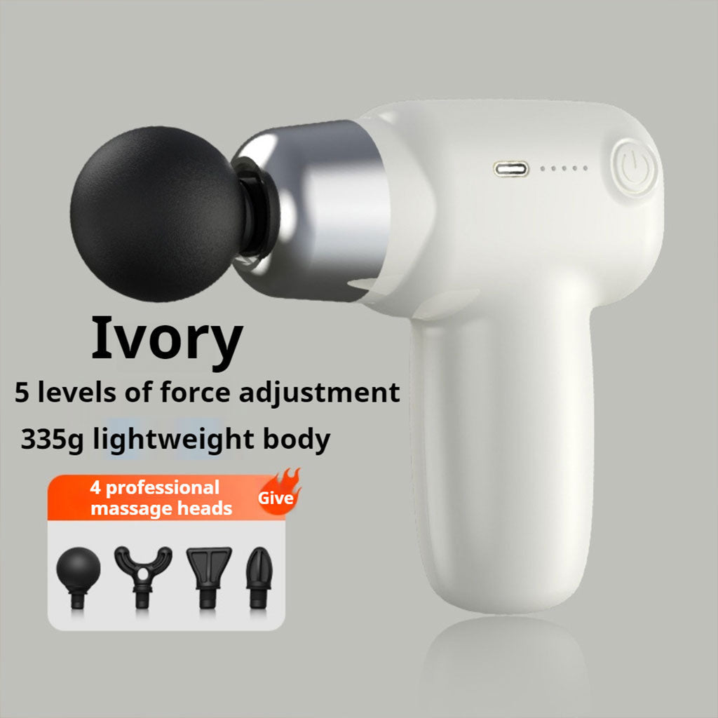 Pistolet de massage silencieux professionnel à 5 vitesses, léger et portable
