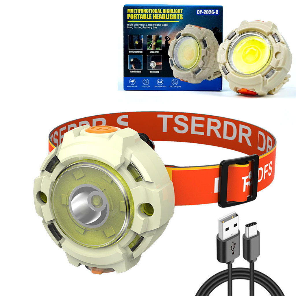 Lampe frontale LED Rechargeable 12000LM pour Camping CY2026C – مصباح رأس قابل للشحن تنزوت