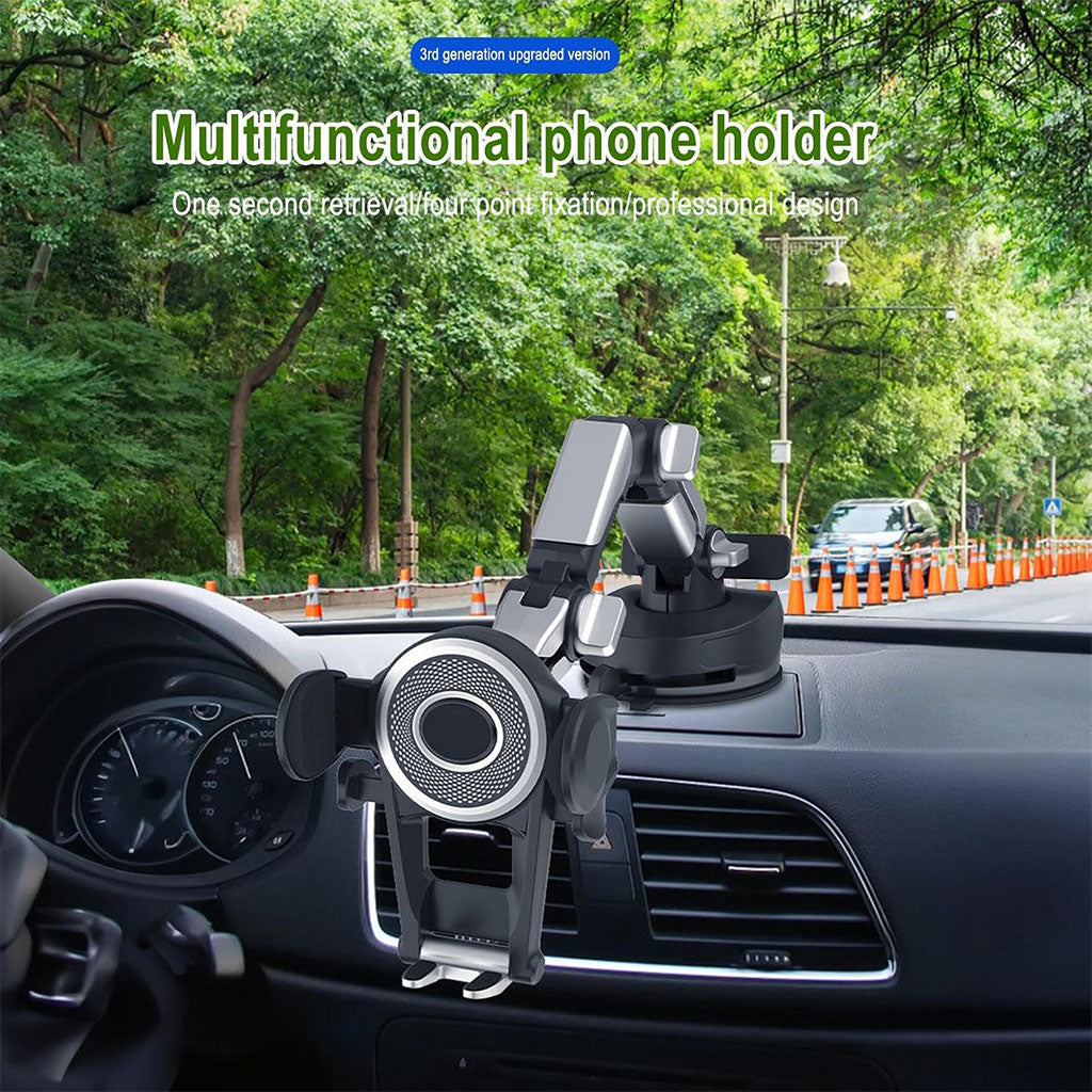 Support Téléphone Voiture 360° Ventouse & Bras Réglable – حامل هاتف في السيارة
