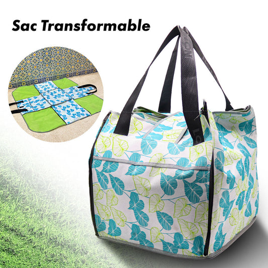 Sac de Camping Transformable en Tapis, Grande Capacité تنزوت