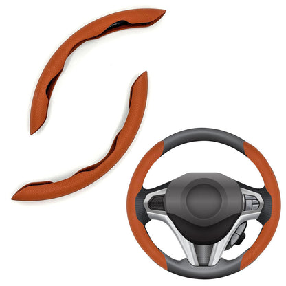 Couvre Volant Universel en Simili Cuir 2Pcs
