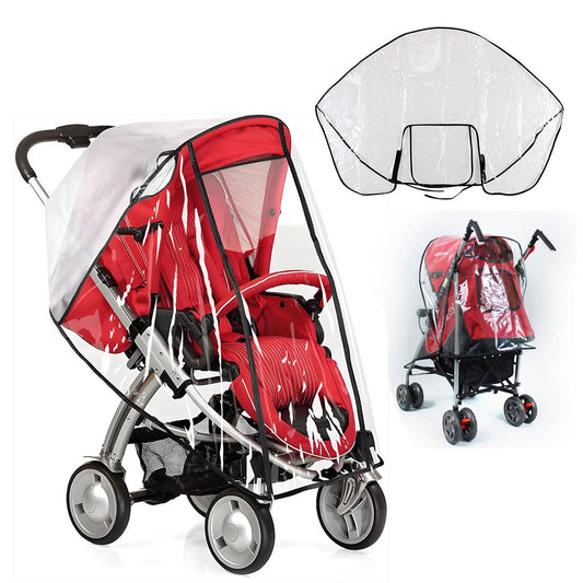 Housse Poussette Transparente et Imperméable Taille Standard – غطاء عربة الأطفال - تنزوت