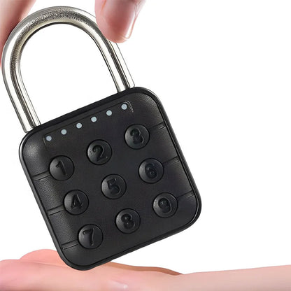 Cadenas à 9 Chiffres, Serrure En Métal Sans Clé