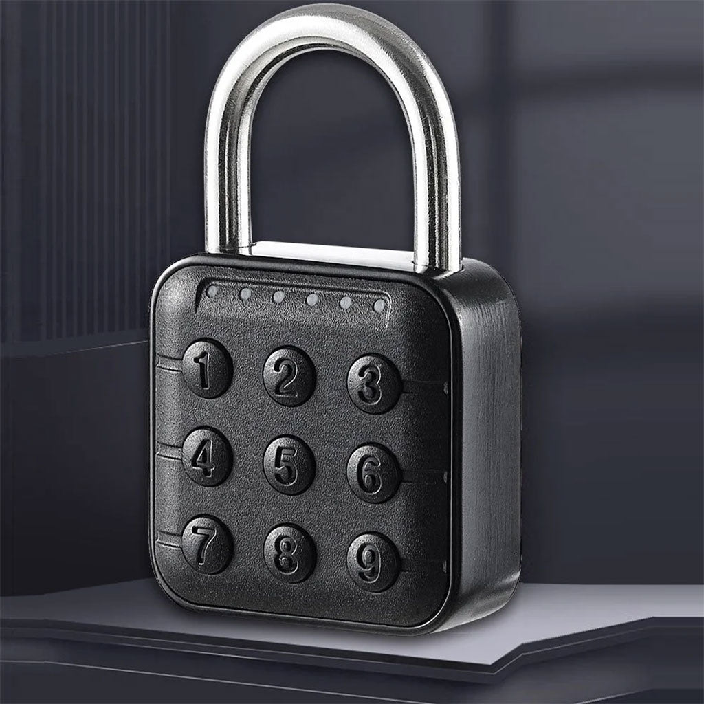Cadenas à 9 Chiffres, Serrure En Métal Sans Clé