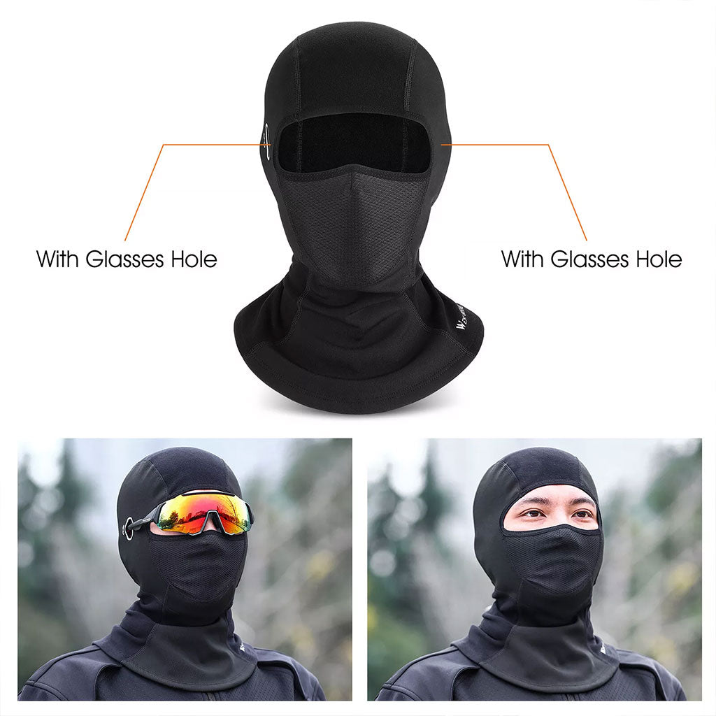Cagoule Moto d’hiver Professionnel Tissue de Haute Qualité avec Emplacement pour Lunettes – قناع شتوي للدرجات النارية