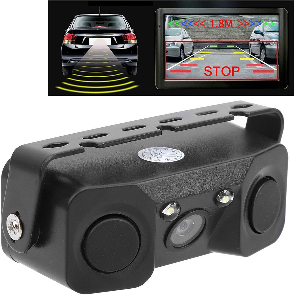 Kit de caméra de recule avec double capteur de de stationnement – كاميرة خلفية مع رادارات خلفية