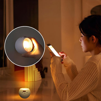 Pack 2 Lampe COB à détecteur de mouvement portable à 360 °