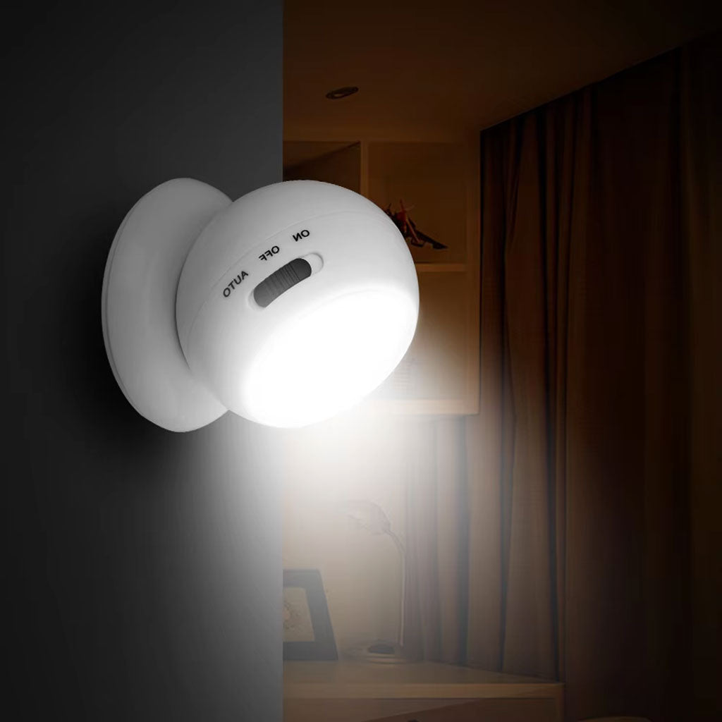 Pack 2 Lampe COB à détecteur de mouvement portable à 360 °