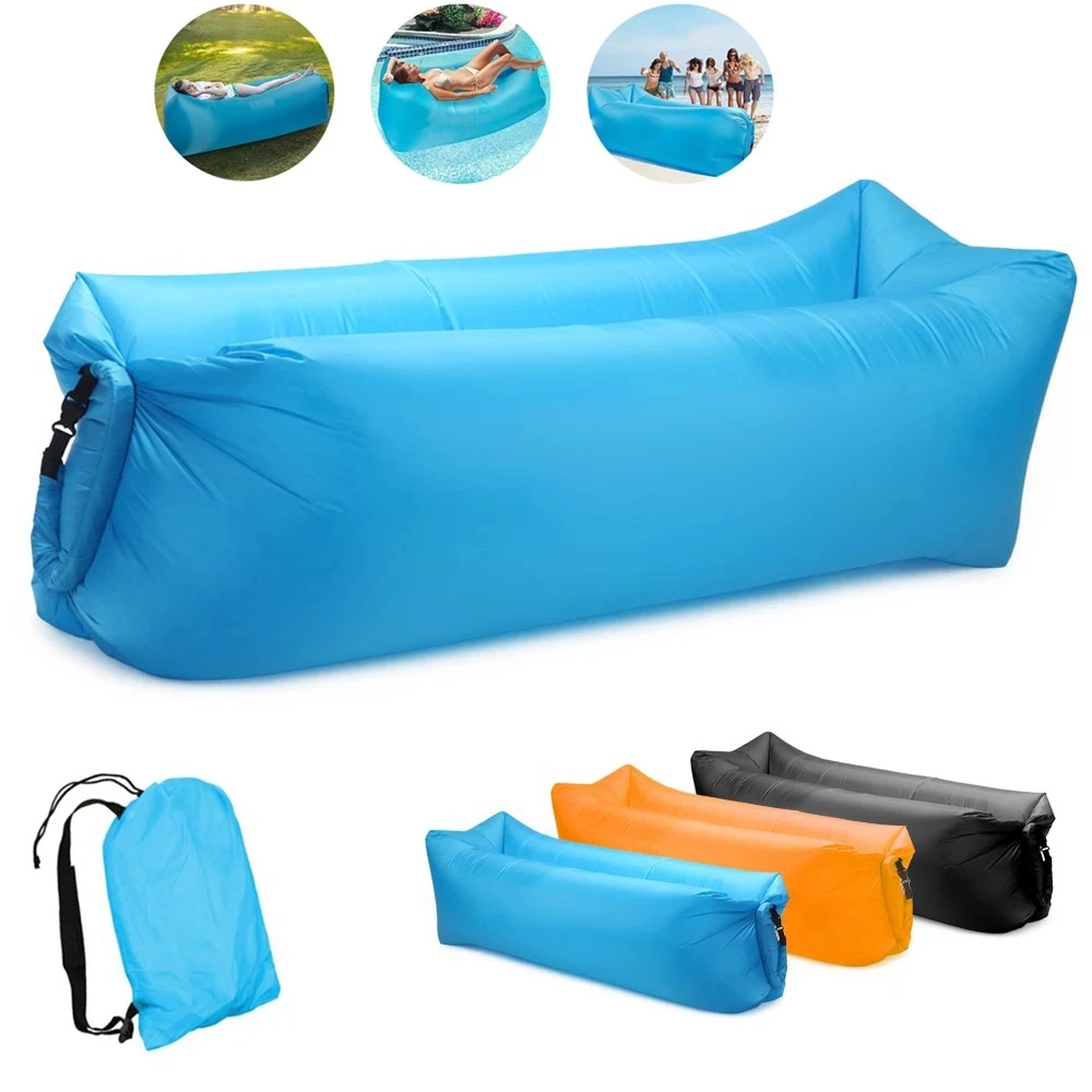 Lay Bag Pouf de Comping Gonflable Water Float V1 تنزوت