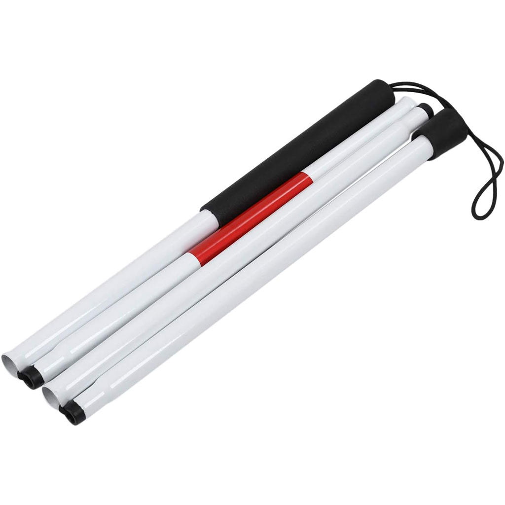 Béquille de personnes handicapées visuelles canne aveugle en aluminium pliable et facile