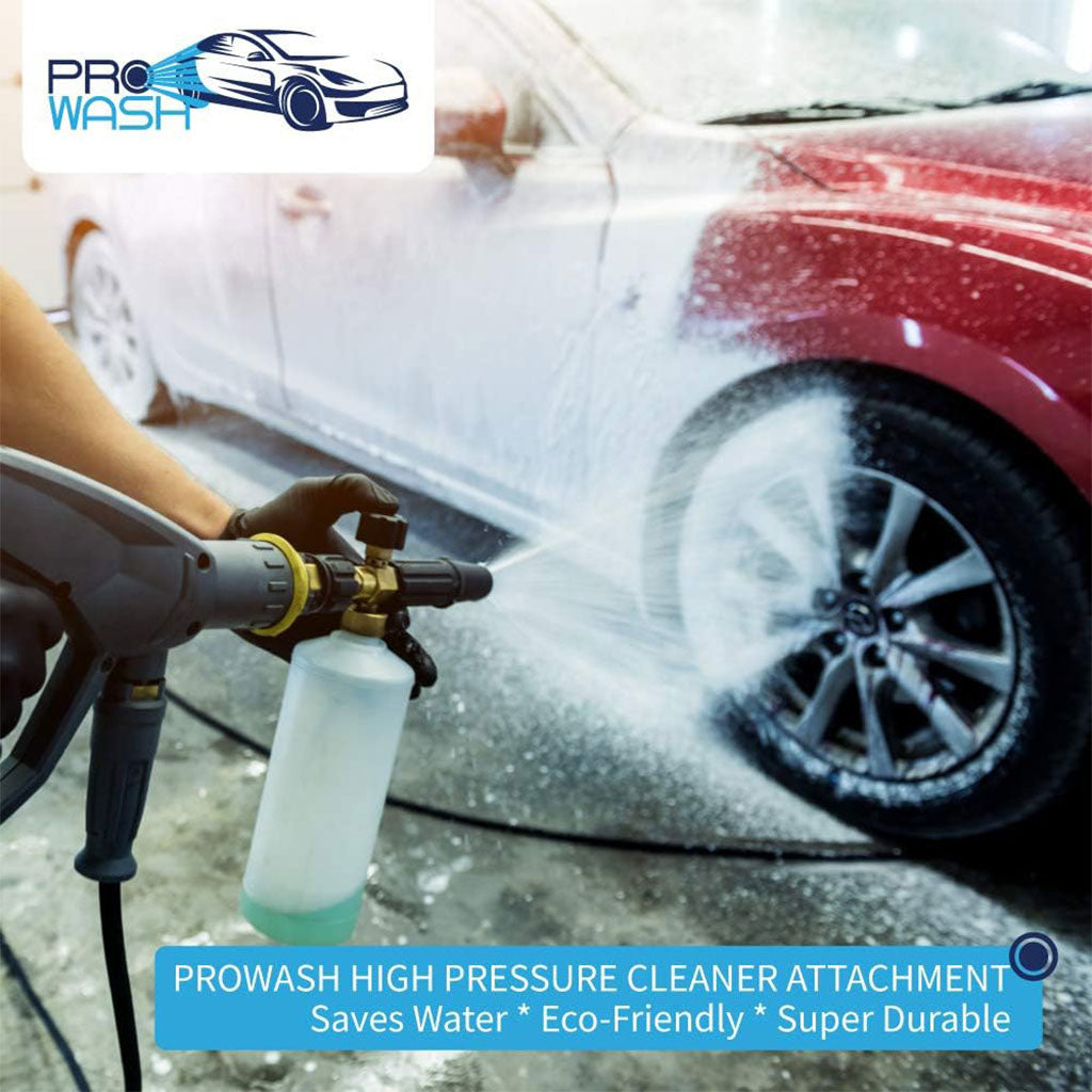 Kit de Lavage Auto Ultime Haute Pression avec Pistolet à Mousse et 5 Buses de Lavage – طقم غسل السيارات