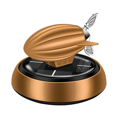 Dirigeable Désodorisant solaire en alliage pour voiture – معطر هواء للسيارة يعمل بالطاقة الشمسية على شكل منطاد