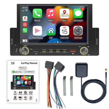 Autoradio à écran tactile avec Apple CarPlayer Android Auto et GPS Intégré – جهاز راديو للسيارة