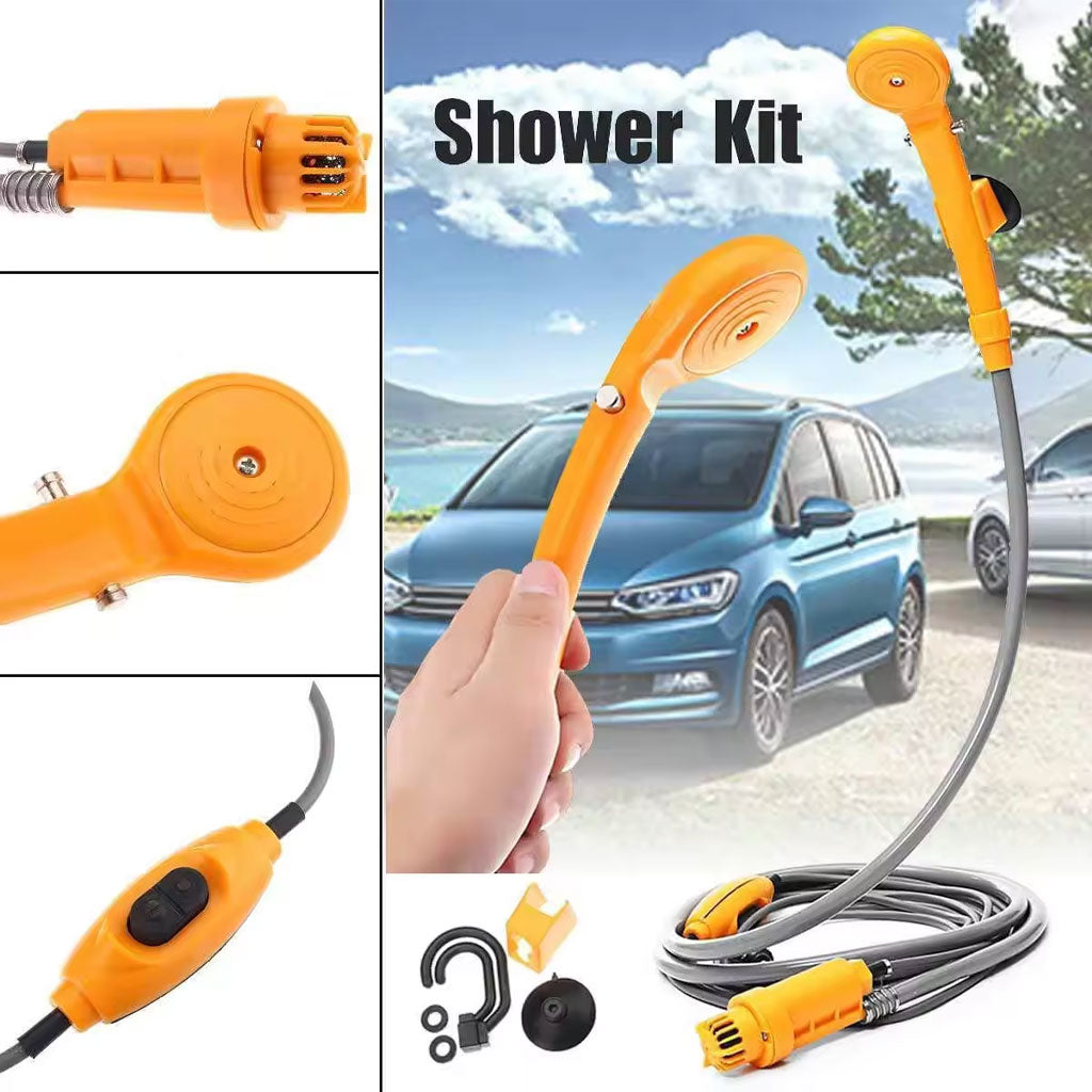 Douche Extérieure Portable Pour Camping et Voiture DC 12 V