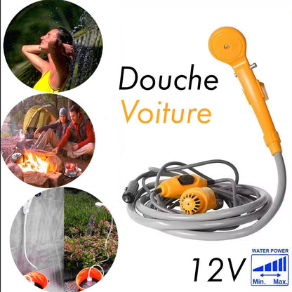 Douche Extérieure Portable Pour Camping et Voiture DC 12 V - تنزوت