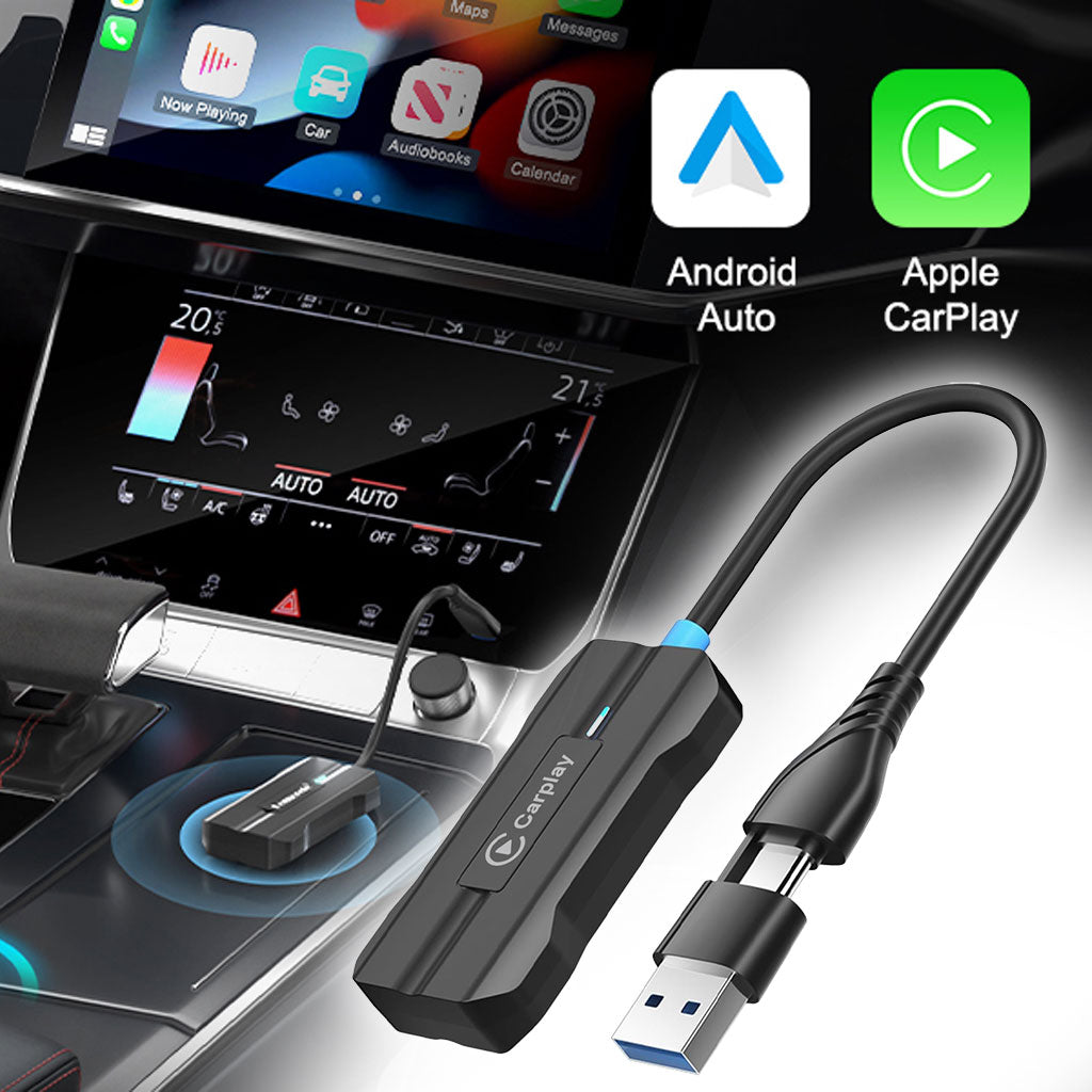 Adaptateur USB CarPlay Sans Fil pour Voitures - جهاز ميديا ذكي للسيارات تنزوت