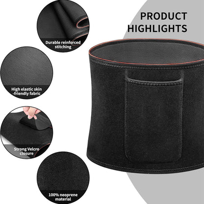 Ceinture de sudation pour Homme et Femme avec Poche Extérieure – حزام تنحيف