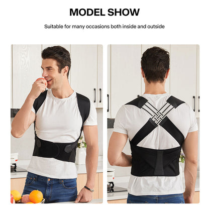 Ceinture de posture réglable pour le dos unisexe