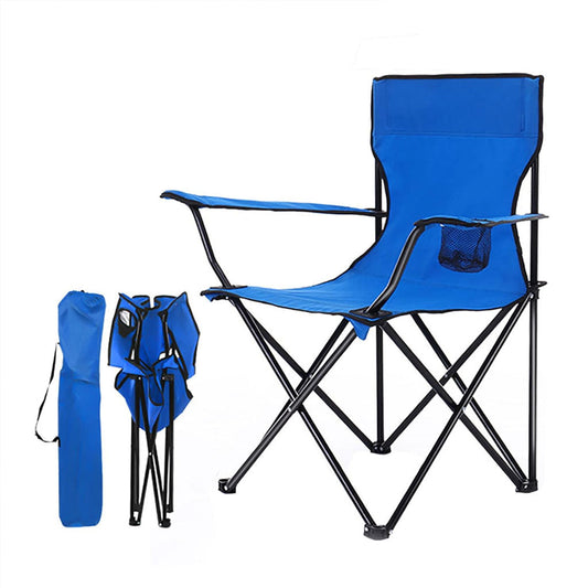 Chaise Pliante Portable avec Accoudoir Porte-Gobelet et Sac de Transport تنزوت