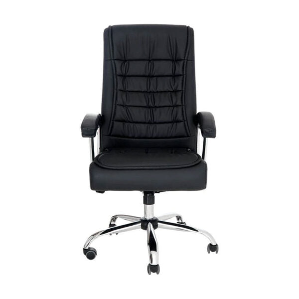 Chaise de Bureau Présidentiel LUXE avec base pivotante et ressorts ensachés – كرسي مكتب مريح وجودة عالية