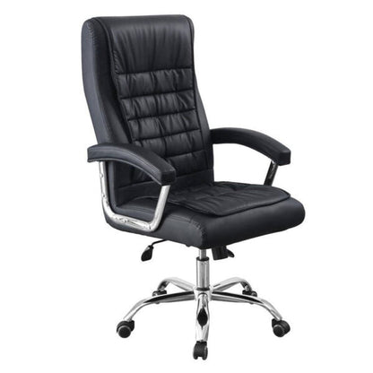 Chaise de Bureau Présidentiel LUXE avec base pivotante et ressorts ensachés – كرسي مكتب مريح وجودة عالية