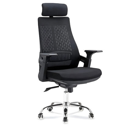Chaise de Bureau Ergonomique avec base pivotante hauteur réglable – كرسي مكتب مريح وجودة عالية