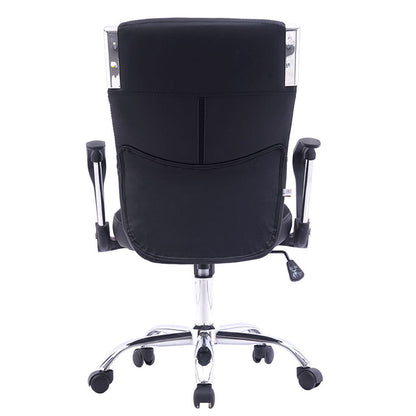 Chaise Bureau Opérateur en Similicuir Noir Confort et Élégance – كرسي مكتب مريح وجودة عالية