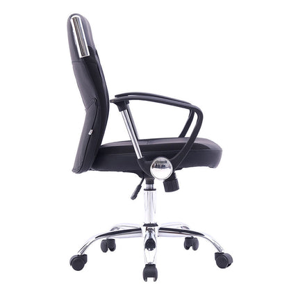 Chaise Bureau Opérateur en Similicuir Noir Confort et Élégance – كرسي مكتب مريح وجودة عالية