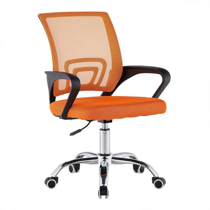 Chaise de Bureau Ergonomique avec Support Lombaire Orange – كرسي مكتب مريح مع دعامة للظهر