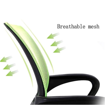 Chaise de Bureau Ergonomique avec Support Lombaire Vert – كرسي مكتب مريح مع دعامة للظهر