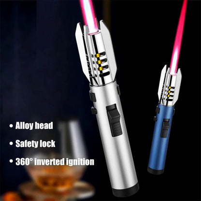 Briquet à flamme droite très puissant coupe-vent – موقد نار محمول